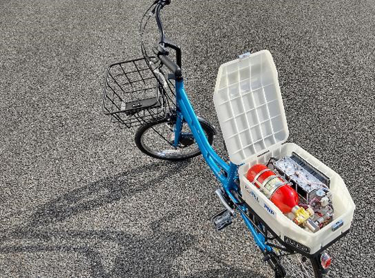 【写真1】FC電動アシスト自転車